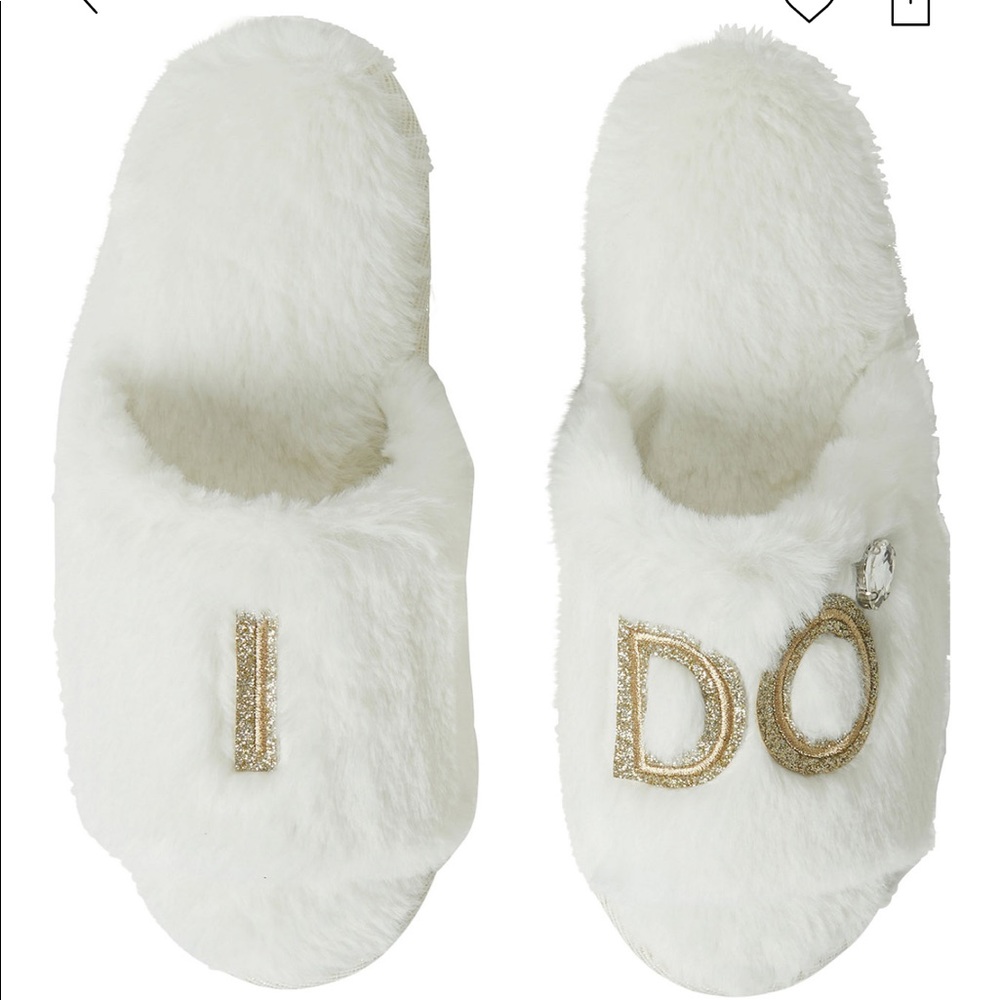 Bride Slippers NWT